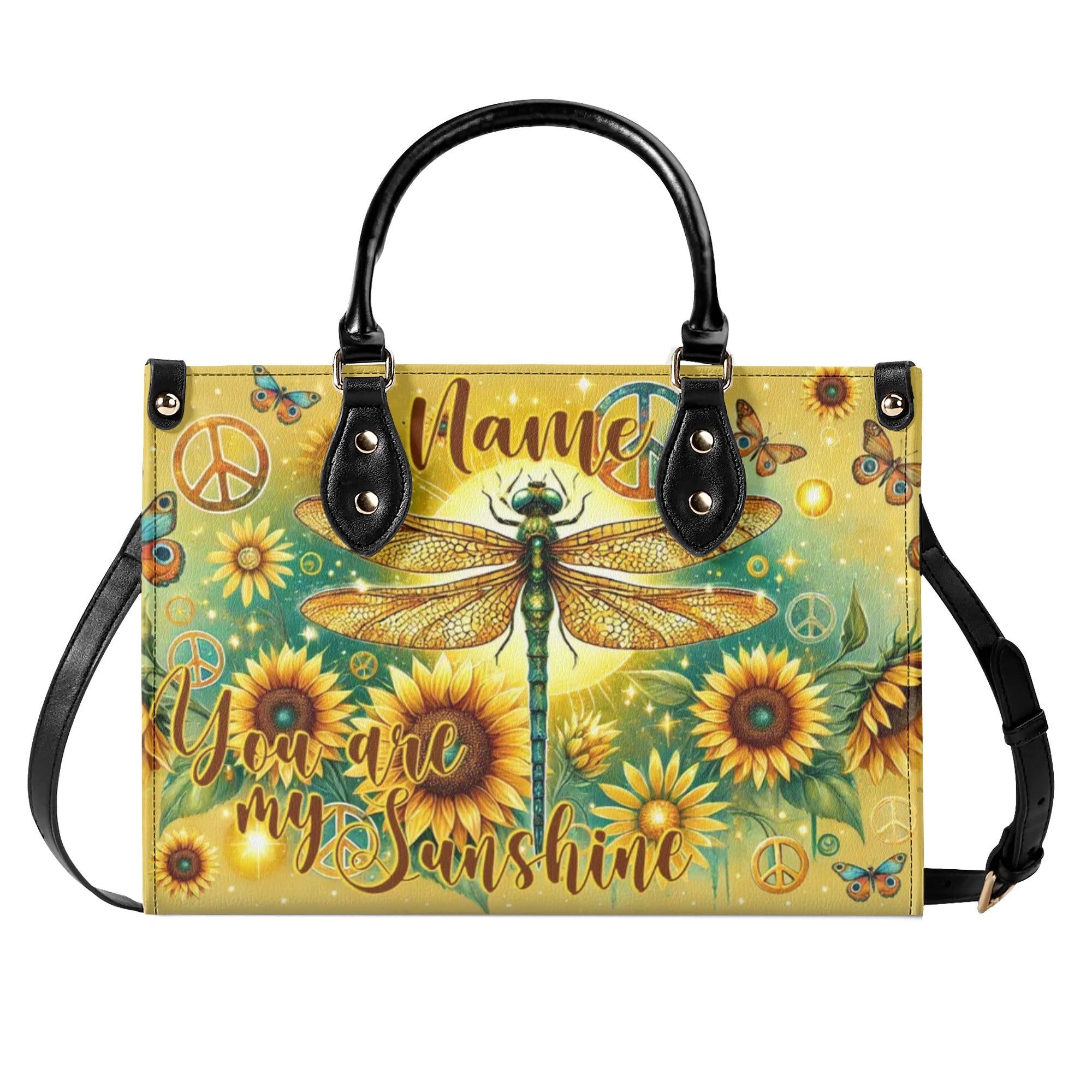 YOU ARE MY SUNSHINE LEATHER HANDBAG - TYTM1507244