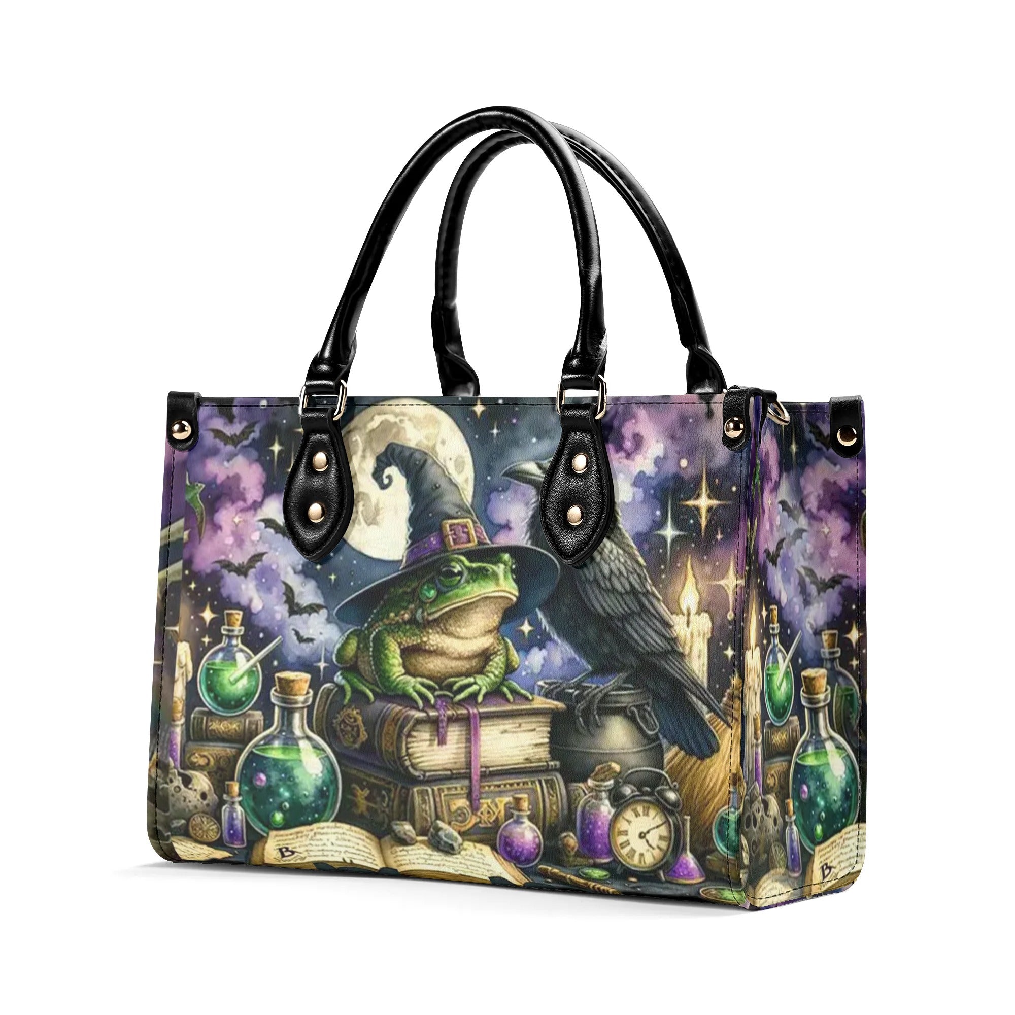 HALLOWEEN FROG LEATHER HANDBAG - YHHN1309244