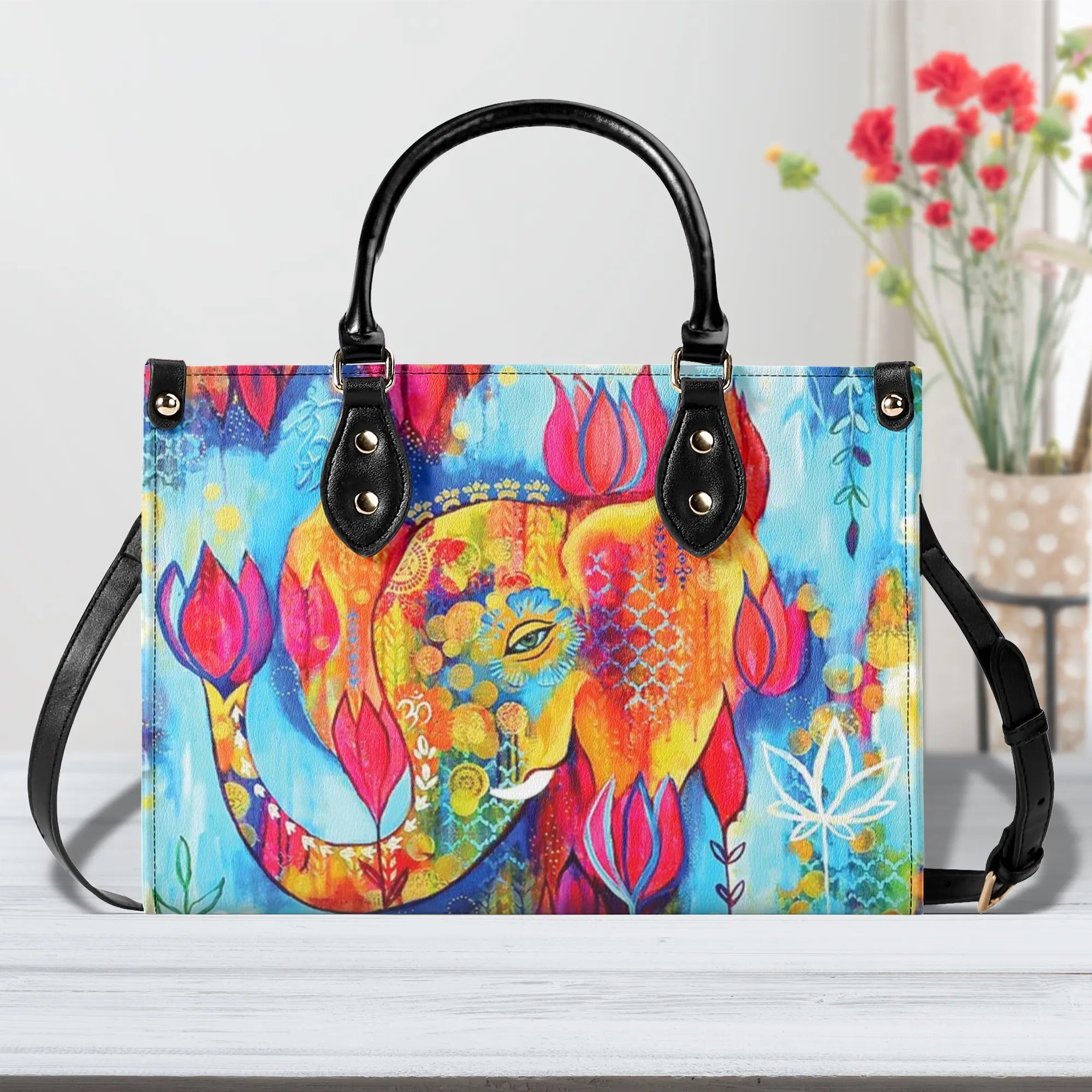 HIPPIE ELEPHANT LEATHER HANDBAG - YHHN1308244