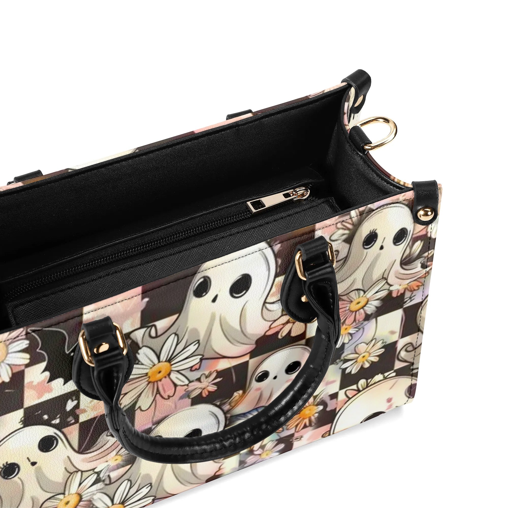 SPOOKTACULAR RETRO HALLOWEEN LEATHER HANDBAG - YHHN0708244