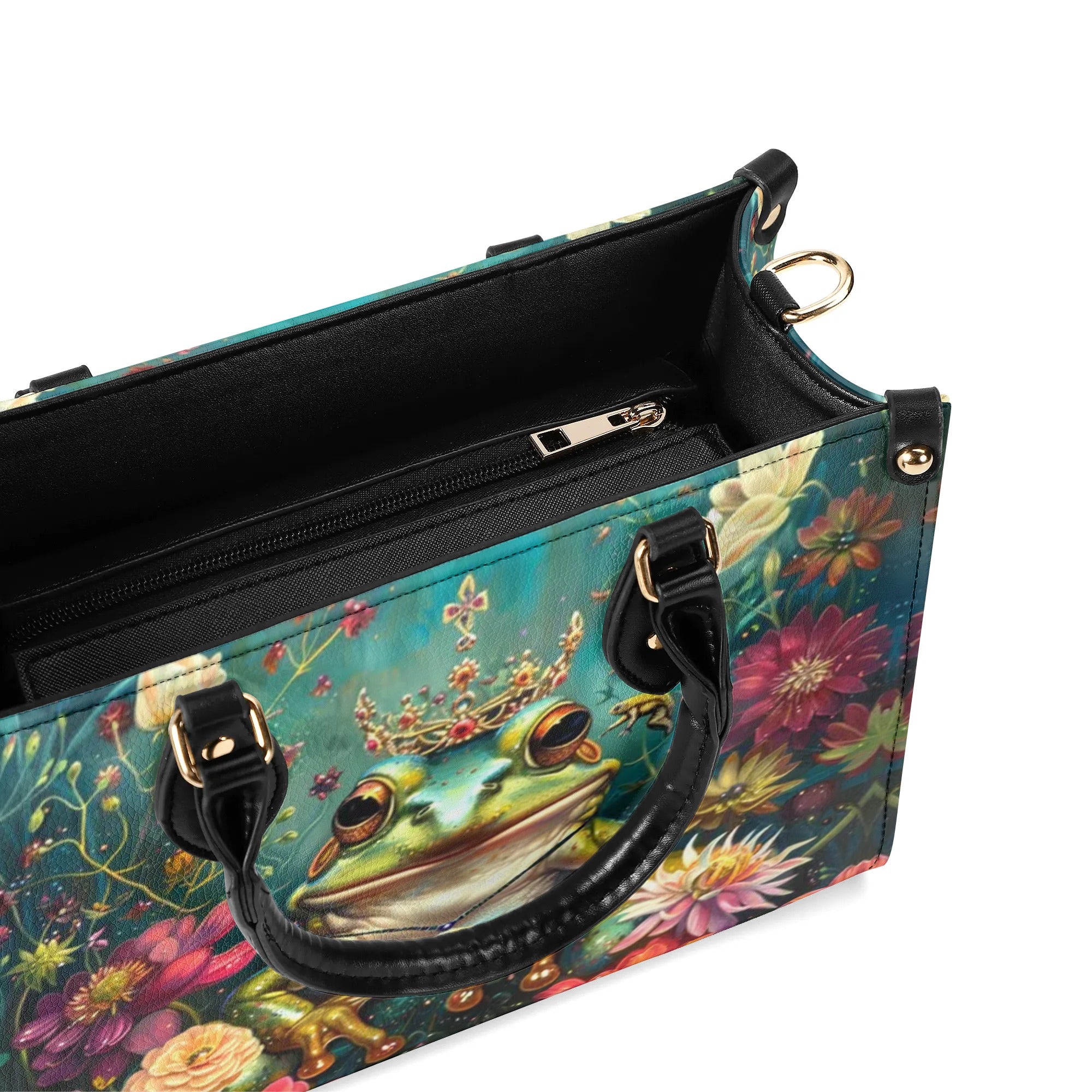 QUEEN FROG LEATHER HANDBAG - YHDU1508242