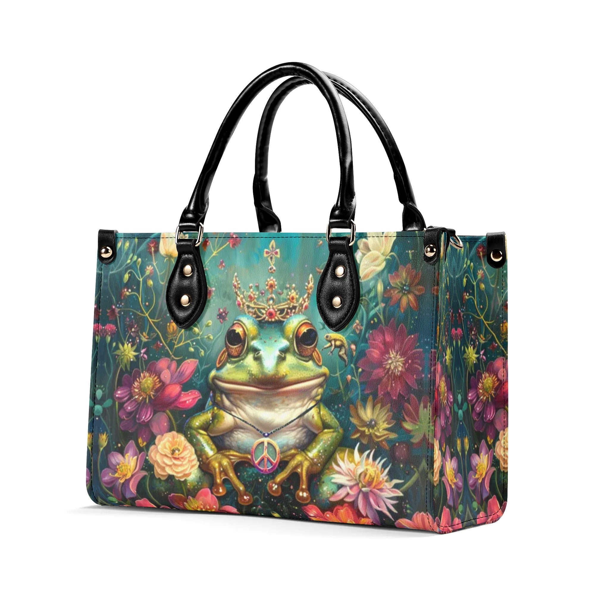 QUEEN FROG LEATHER HANDBAG - YHDU1508242