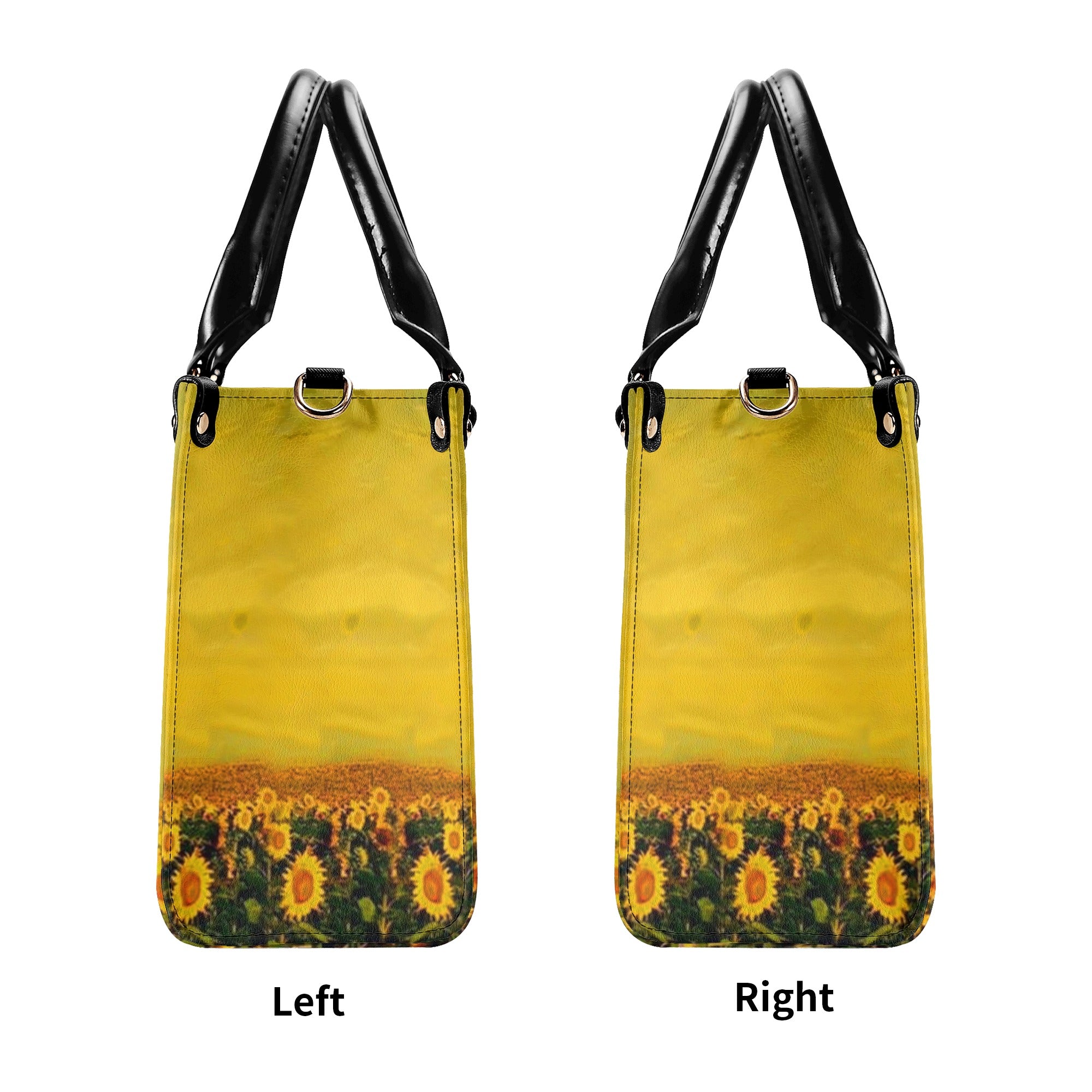 HIPPIE SUNFLOWER LEATHER HANDBAG - YHHN2611244