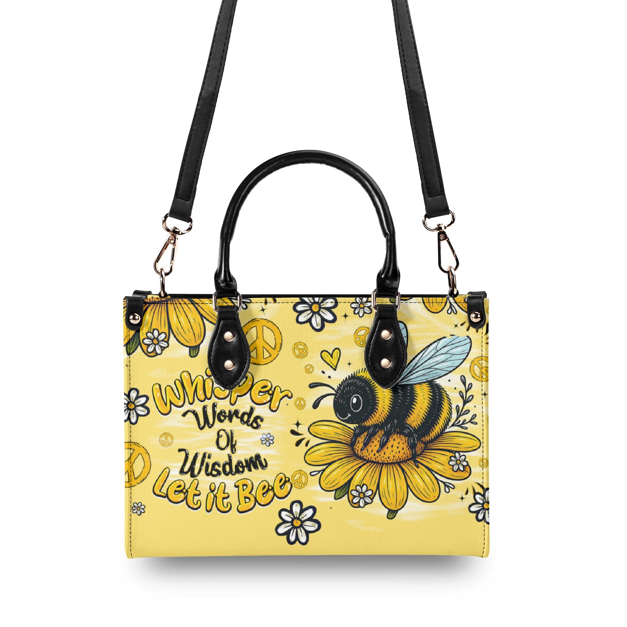 WHISPER WORDS OF WISDOM LET IT BEE LEATHER HANDBAG - TYQY1706259