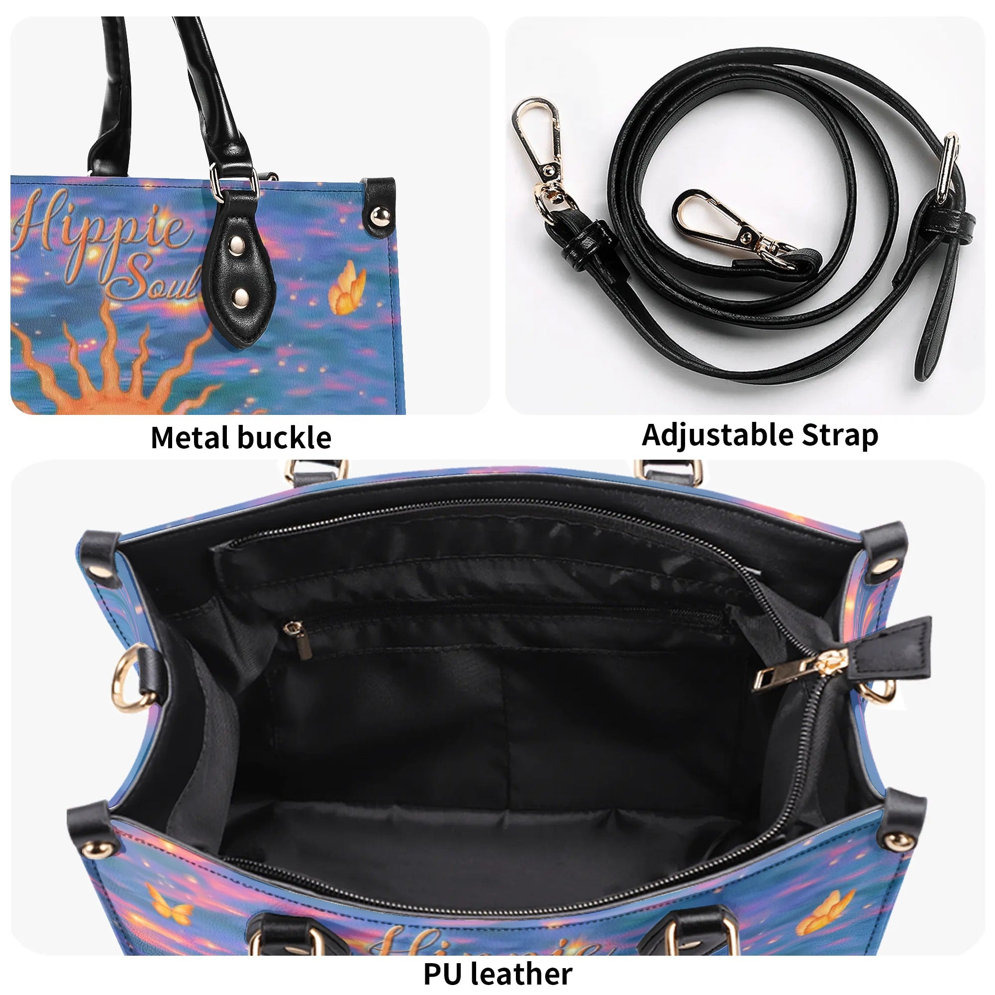 HIPPIE SOUL SUN LEATHER HANDBAG - TLNT2207244