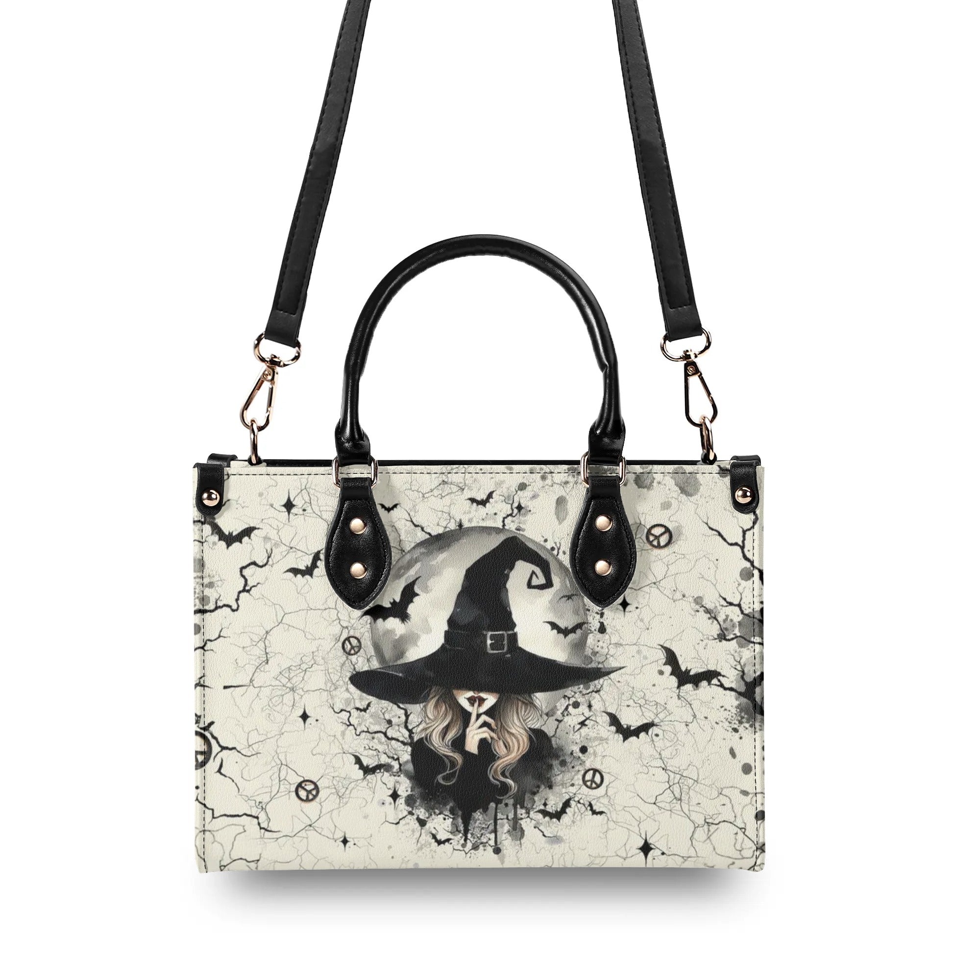 A WEE BIT WICKED HALLOWEEN LEATHER HANDBAG - YHLT2609242