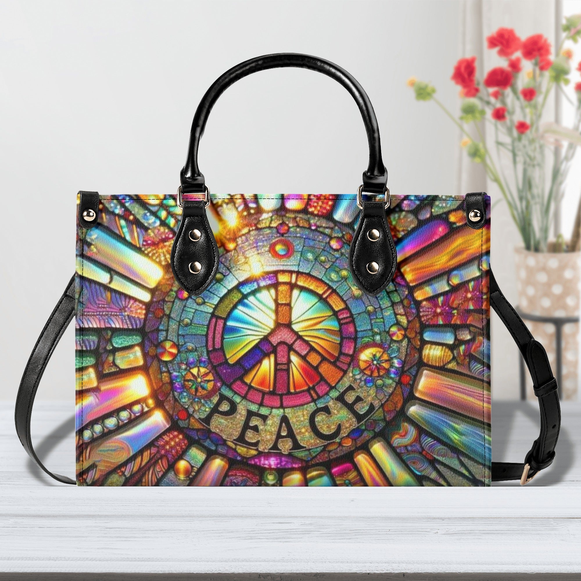 PEACE LEATHER HANDBAG - YHHN1612244