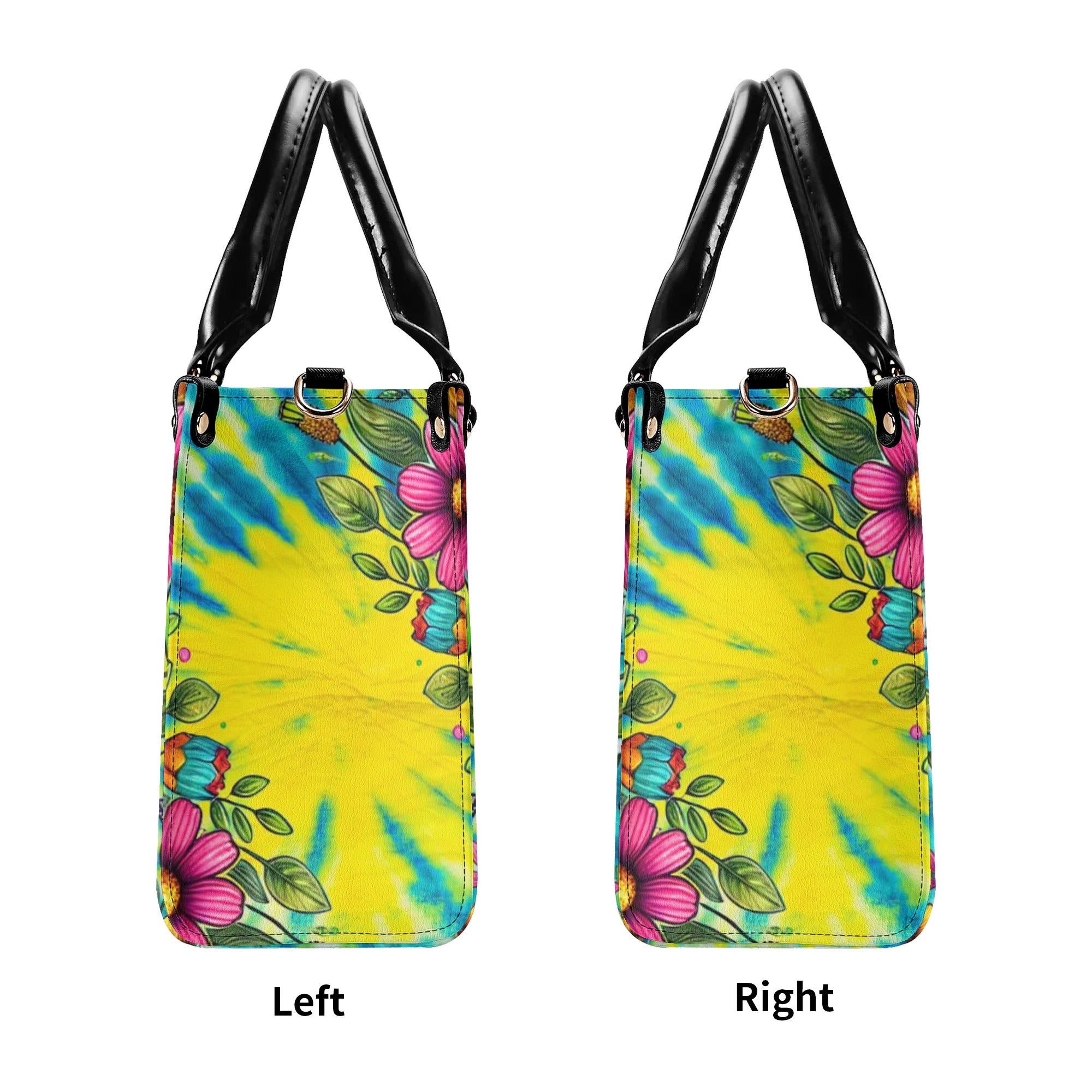 RUNNING AGAINST THE WIND TIE DYE LEATHER HANDBAG - TLNO0110245