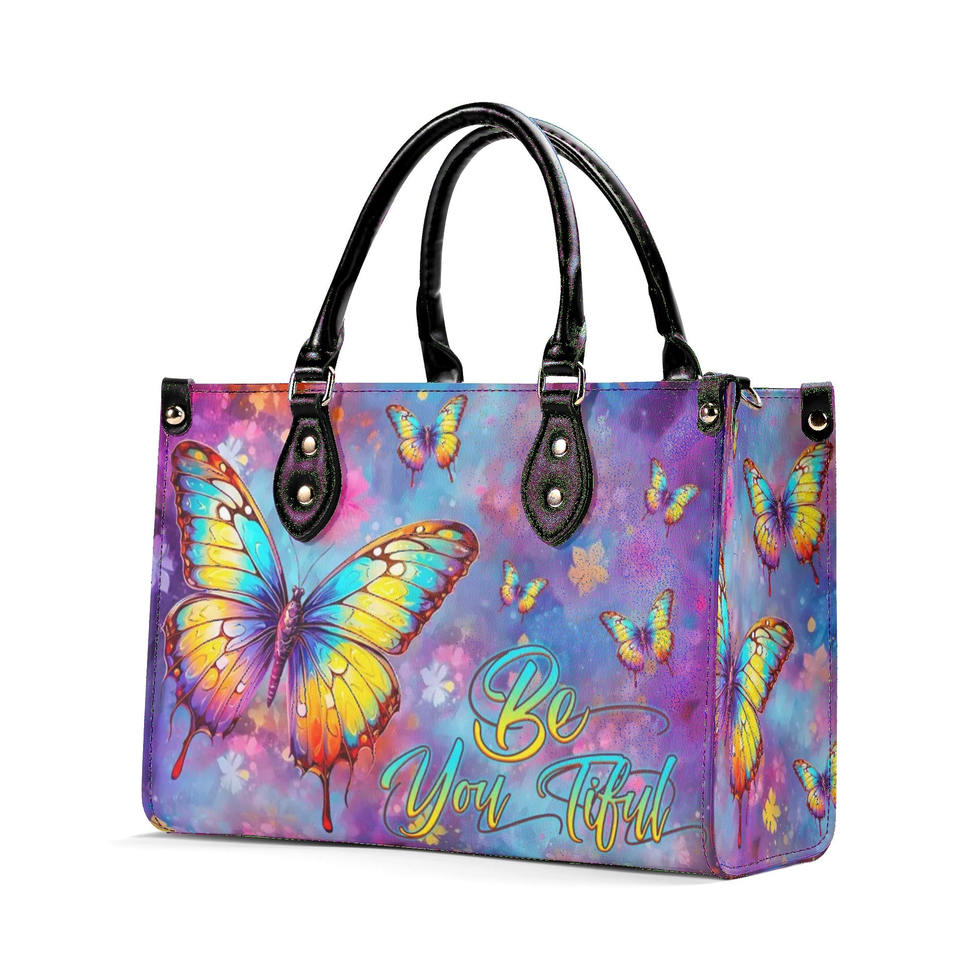 BE YOU TIFUL BUTTERFLY LEATHER HANDBAG - TLNZ1206244