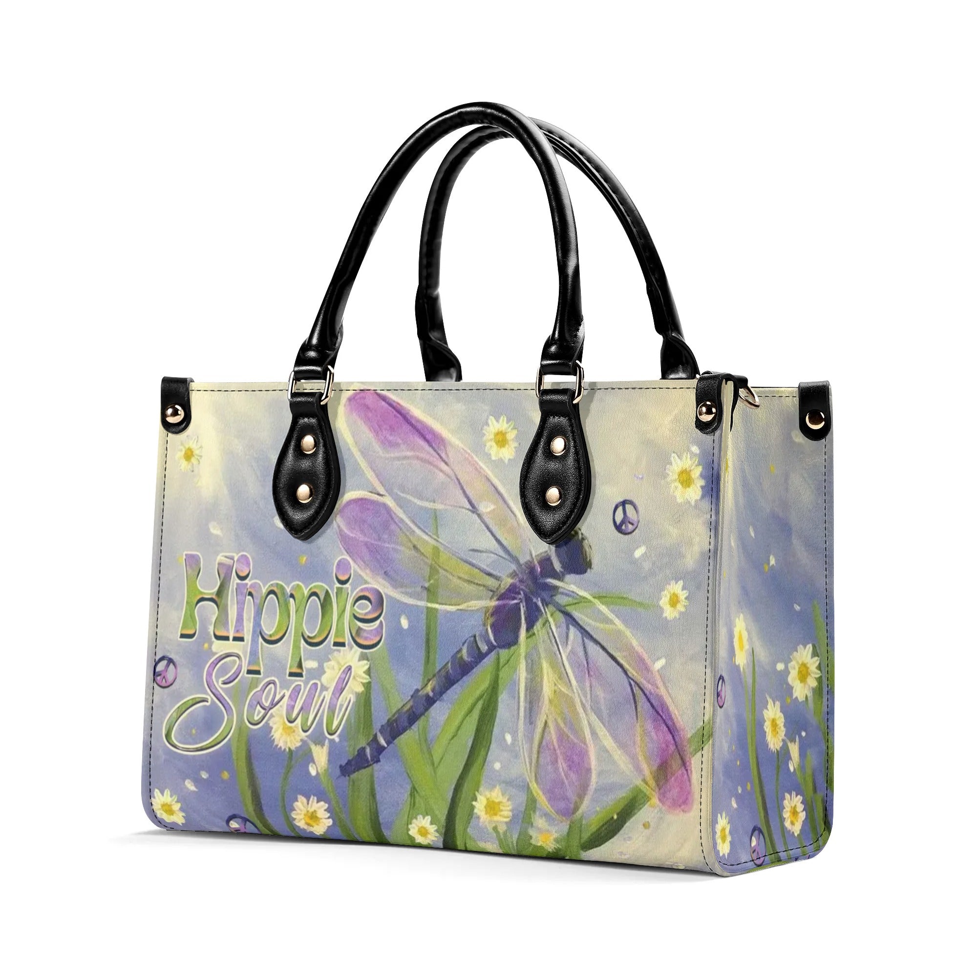 HIPPIE SOUL DRAGONFLY LEATHER HANDBAG - YHHN0110244