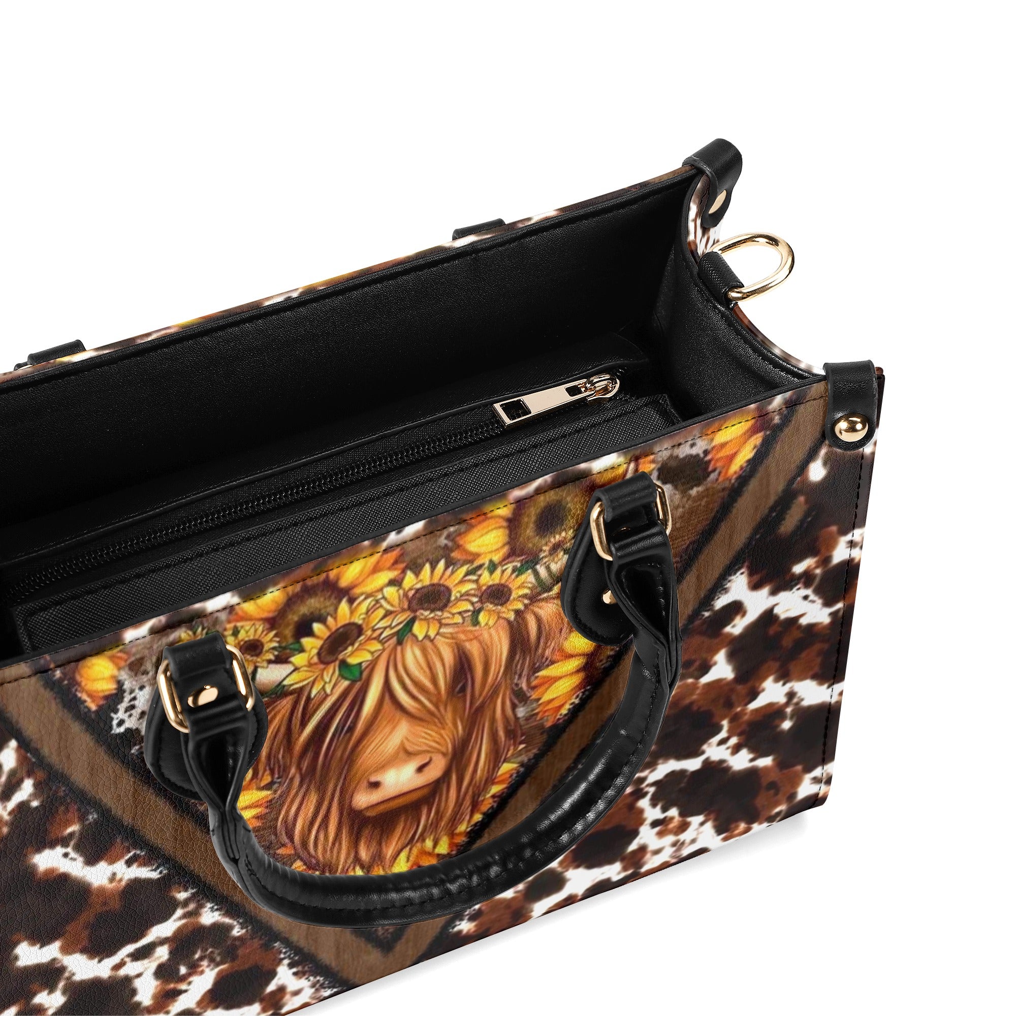 HEIFER SUNFLOWER LEATHER HANDBAG - YHHN0811244