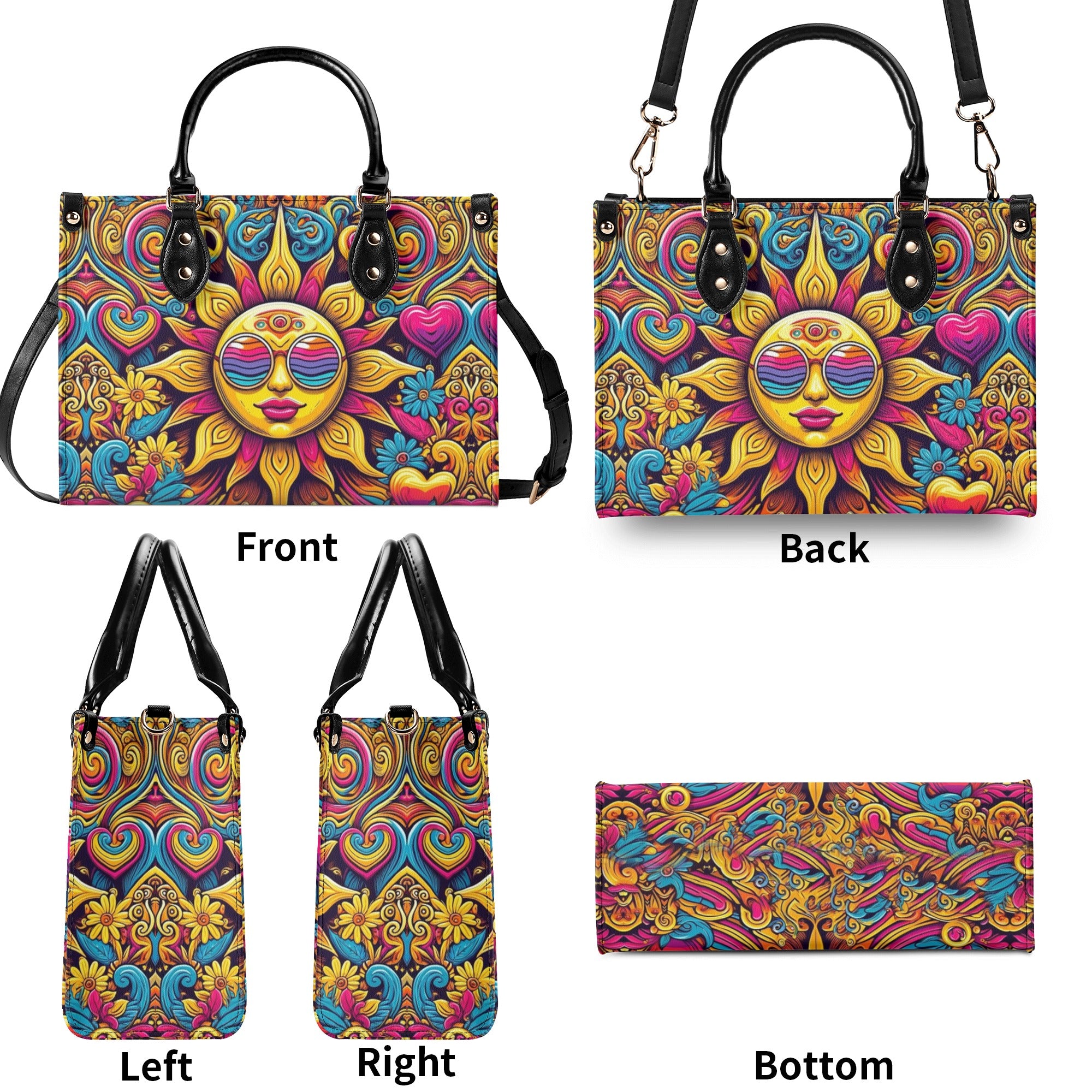 HIPPIE SUN LEATHER HANDBAG - YHHG2712244