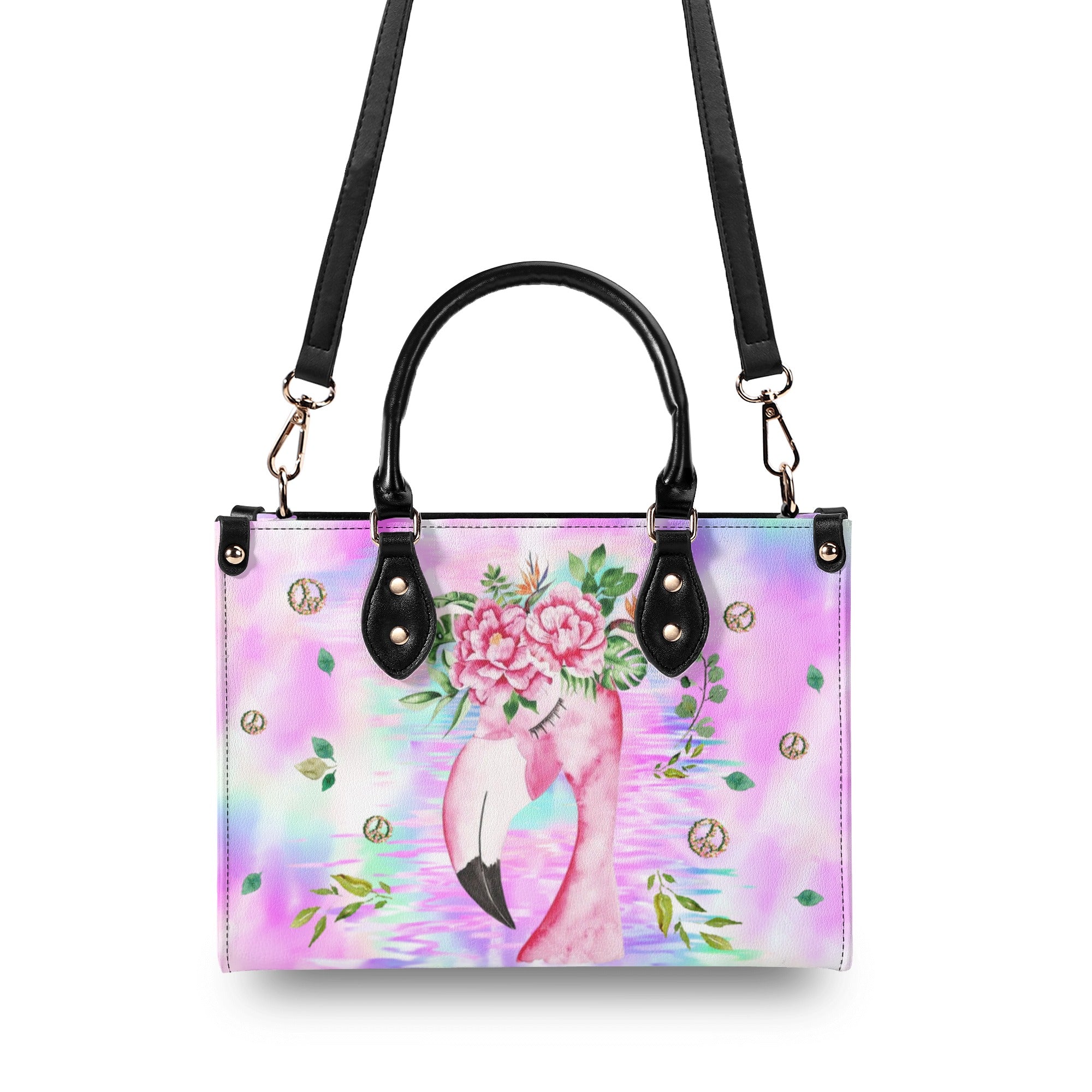 MAKE TODAY FLAMAZING TIE DYE LEATHER HANDBAG - YHLN1110244