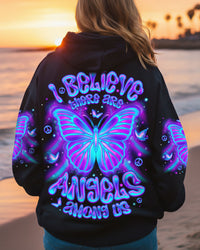 I BELIEVE THERE ARE ANGELS AMONG US BUTTERFLY  ALL OVER PRINT - TLNO1612252