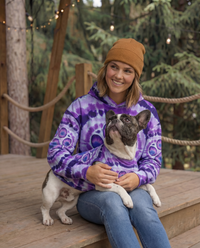 PAW PRINT TIE DYE DOG TANK TOP -  TYQY0501261
