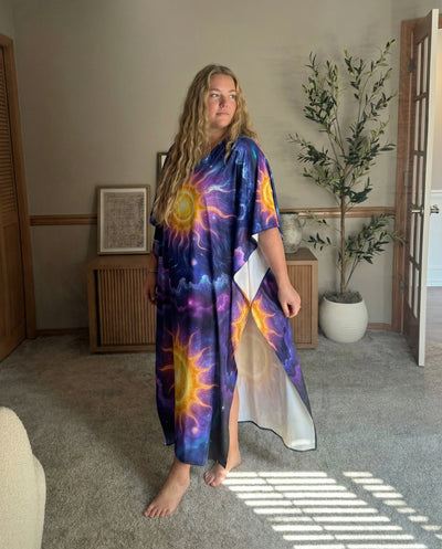 SUN GALAXY KAFTAN DRESS - TLNO1501262