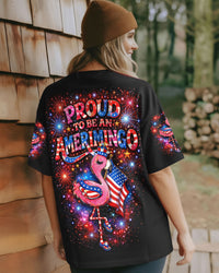 PROUD TO BE AN AMERIMINGO FLAMINGO ALL OVER PRINT - TLNO2303262