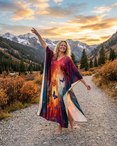 AURORA SUNSET KAFTAN DRESS - NO0603261