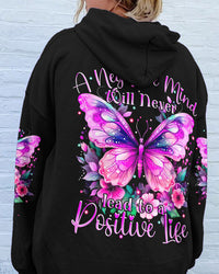 POSITIVE LIFE BUTTERFLY ALL OVER PRINT - TYTM0210232