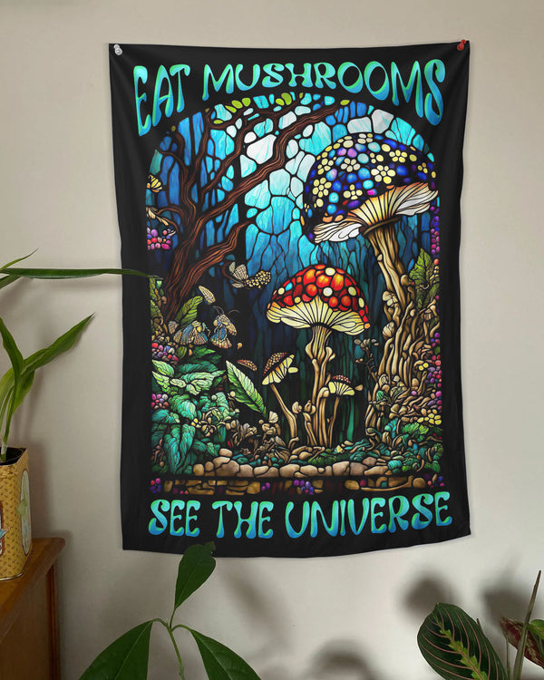 EAT MUSHROOMS SEE THE UNIVERSE TAPESTRY - TLTW2607232