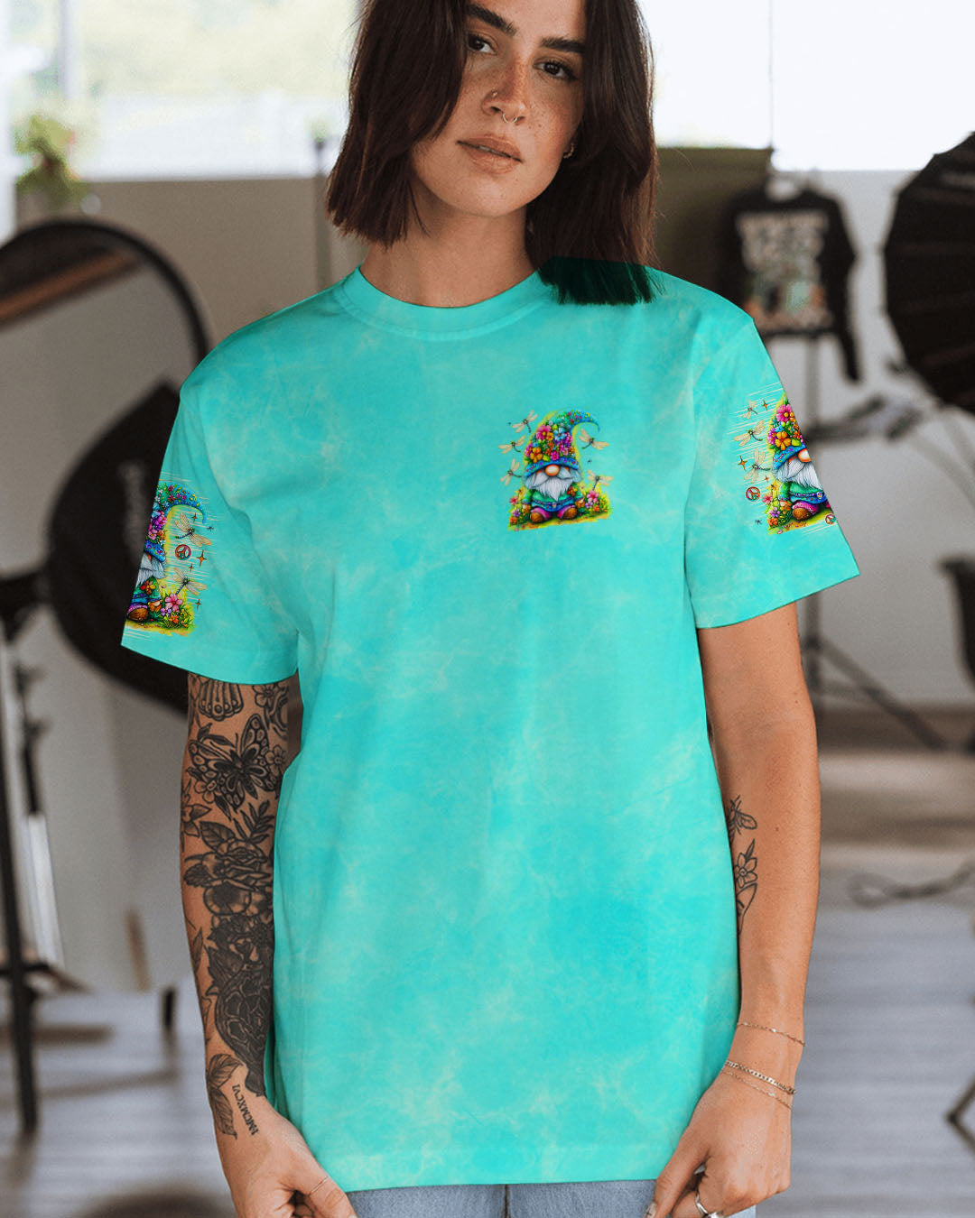 I BELIEVE THERE ARE ANGELS AMONG US GNOME ALL OVER PRINT - TLNO2111252