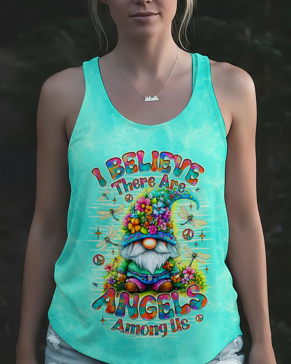 I BELIEVE THERE ARE ANGELS AMONG US GNOME ALL OVER PRINT - TLNO2111252