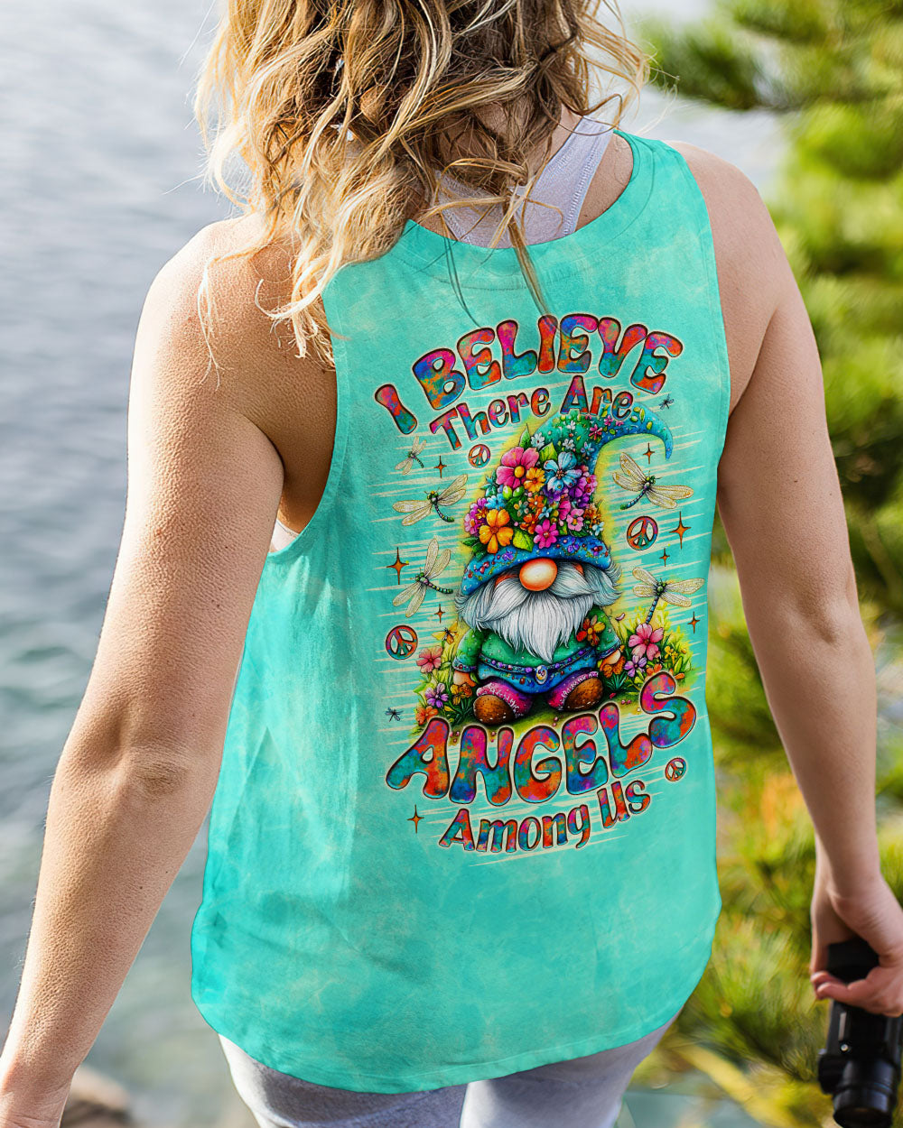 I BELIEVE THERE ARE ANGELS AMONG US GNOME ALL OVER PRINT - TLNO2111252