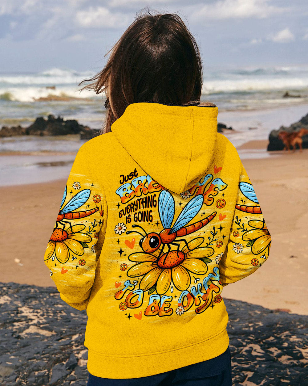 JUST BREATHE   DRAGONFLY ALL OVER PRINT - TLNT0810251