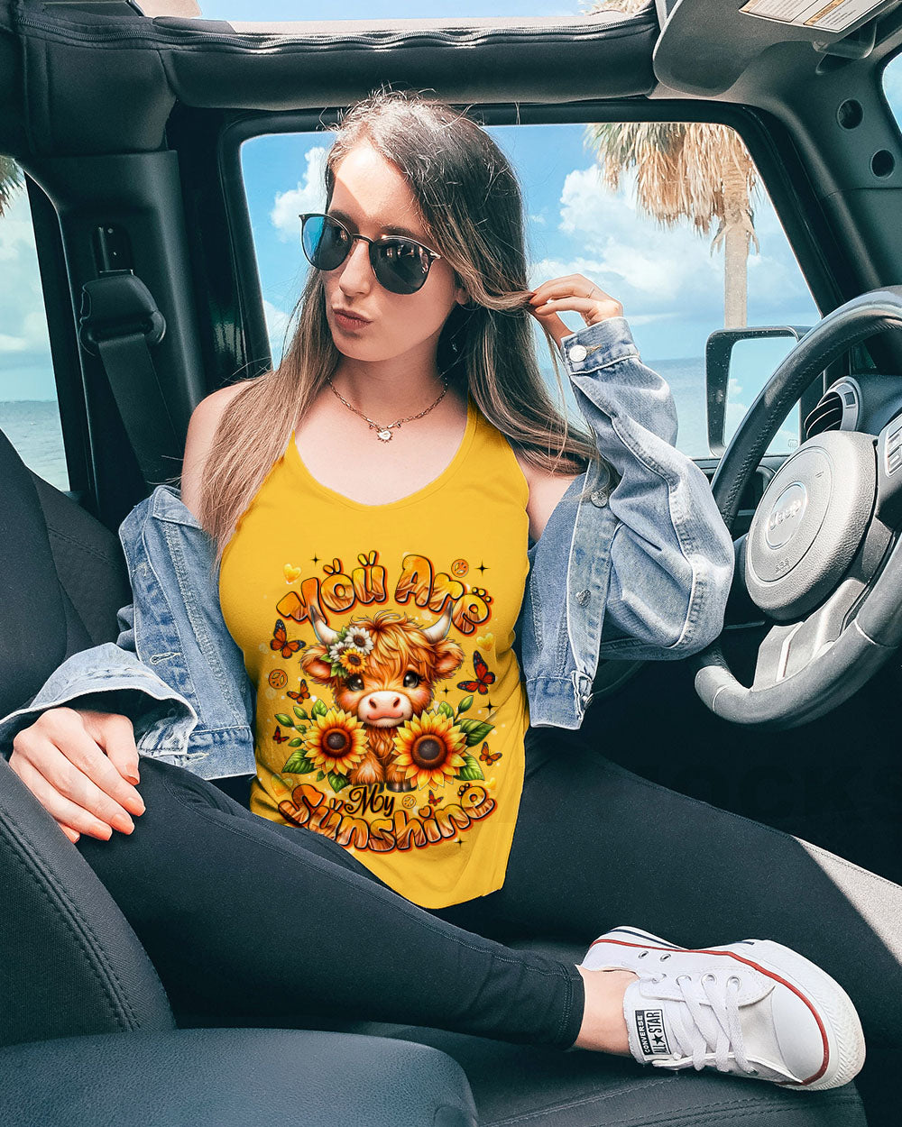 YOU ARE MY SUNSHINE COW ALL OVER PRINT - TLNT1709251