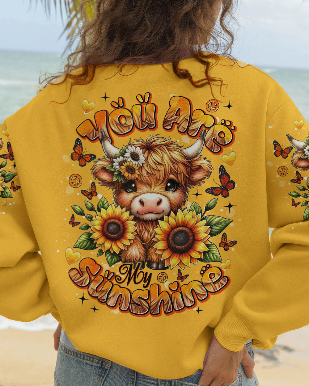 YOU ARE MY SUNSHINE COW ALL OVER PRINT - TLNT1709251