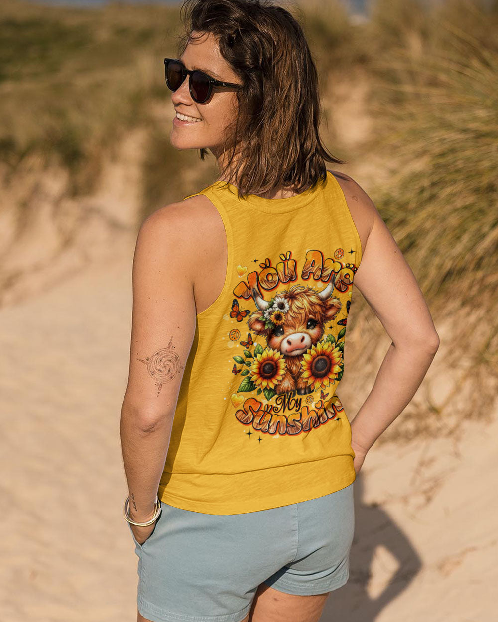 YOU ARE MY SUNSHINE COW ALL OVER PRINT - TLNT1709251