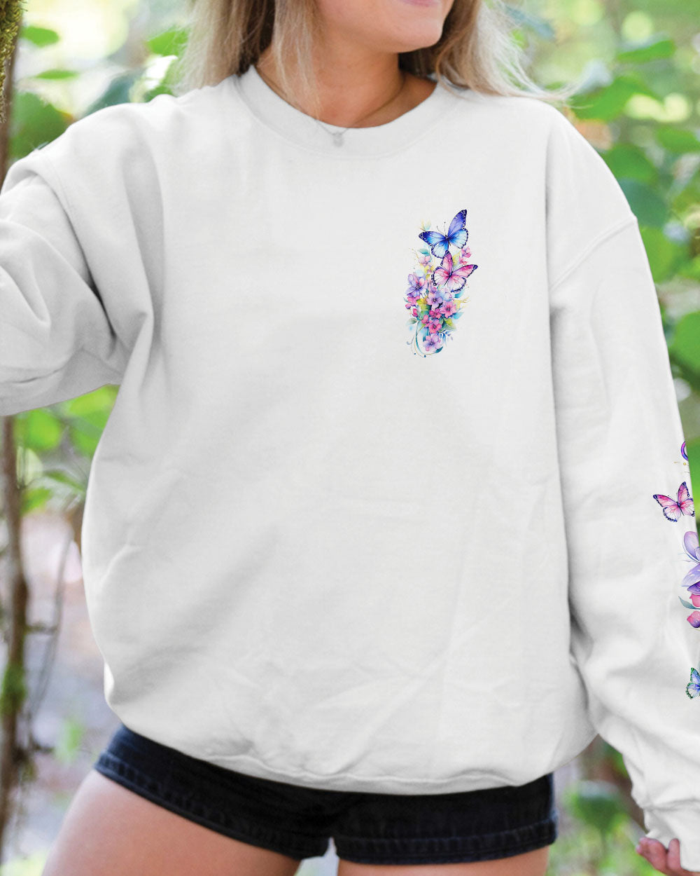 JUST BREATHE BUTTERFLY ALL OVER PRINT - TLNZ1607244