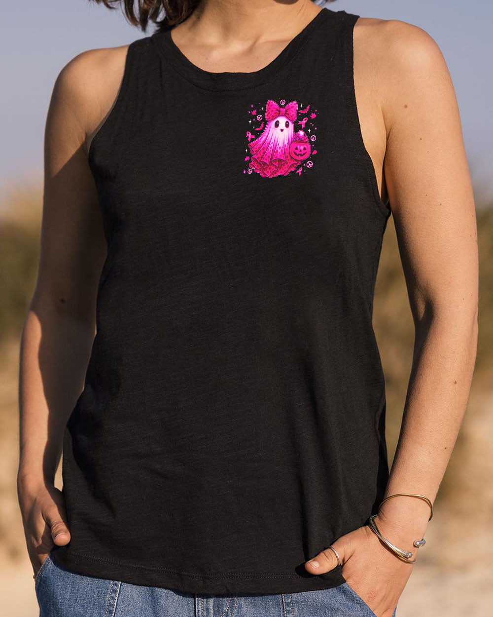 IN OCTOBER WE WEAR PINK BOO BREAST CANCER AWARENESS ALL OVER PRINT - TLTR1909252