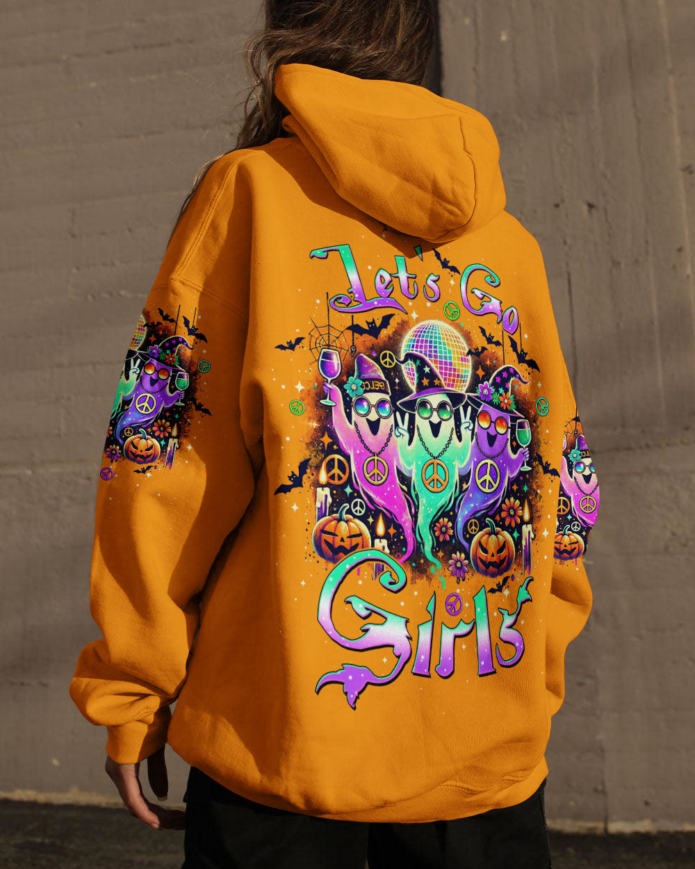 LET'S GO GIRLS BOOS HALLOWEEN ALL OVER PRINT - TLTW0808245