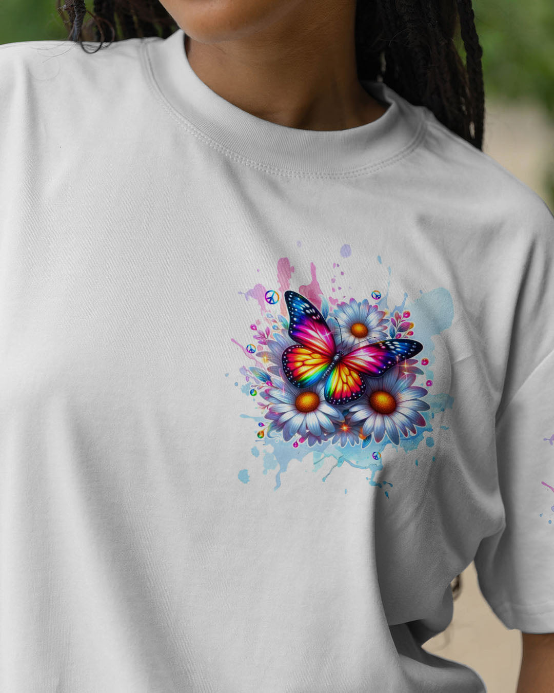WHISPER WORDS OF WISDOM LET IT BE BUTTERFLY ALL OVER PRINT  - TLTW1110253