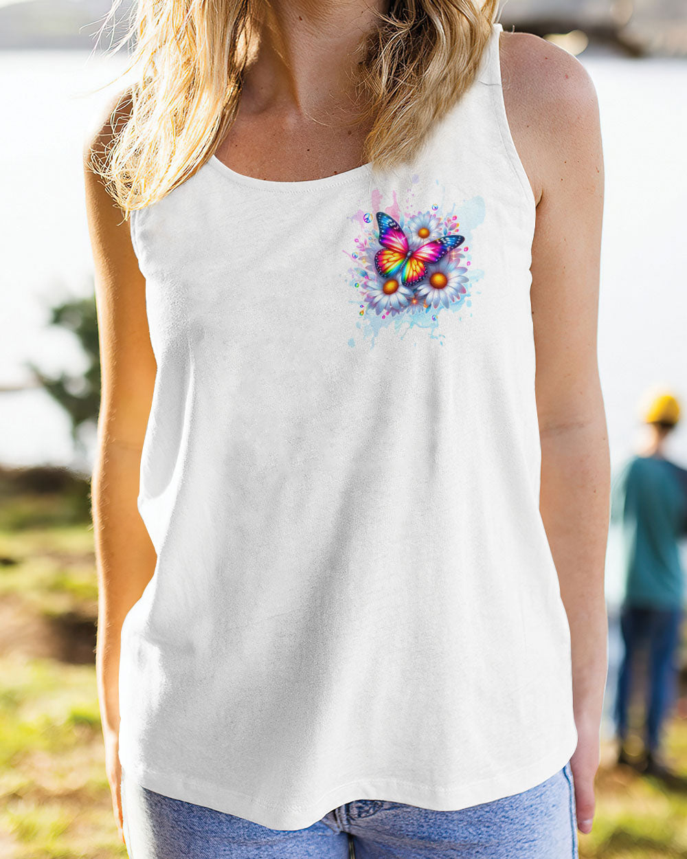 WHISPER WORDS OF WISDOM LET IT BE BUTTERFLY ALL OVER PRINT  - TLTW1110253