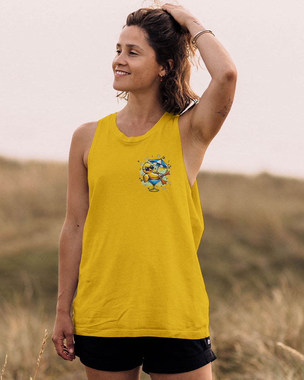 I'M NOT SHORT HIPPIE DUCK ALL OVER PRINT - TYPQ1108252
