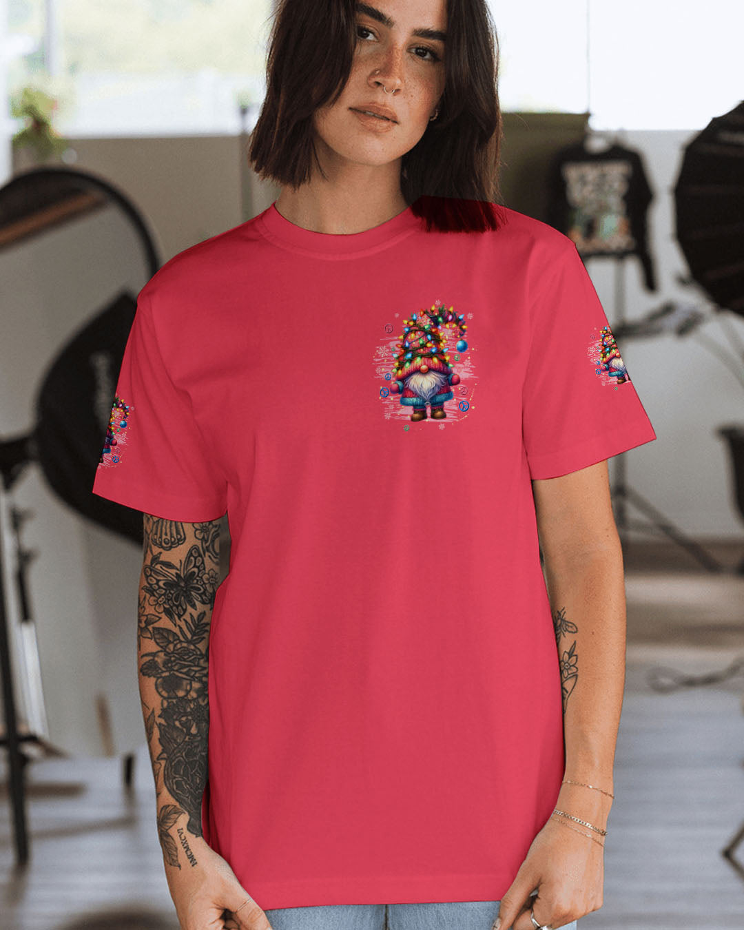 WHISPER WORDS OF WISDOM LET IT BE GNOME CHRISTMAS ALL OVER PRINT - TYQY1411252