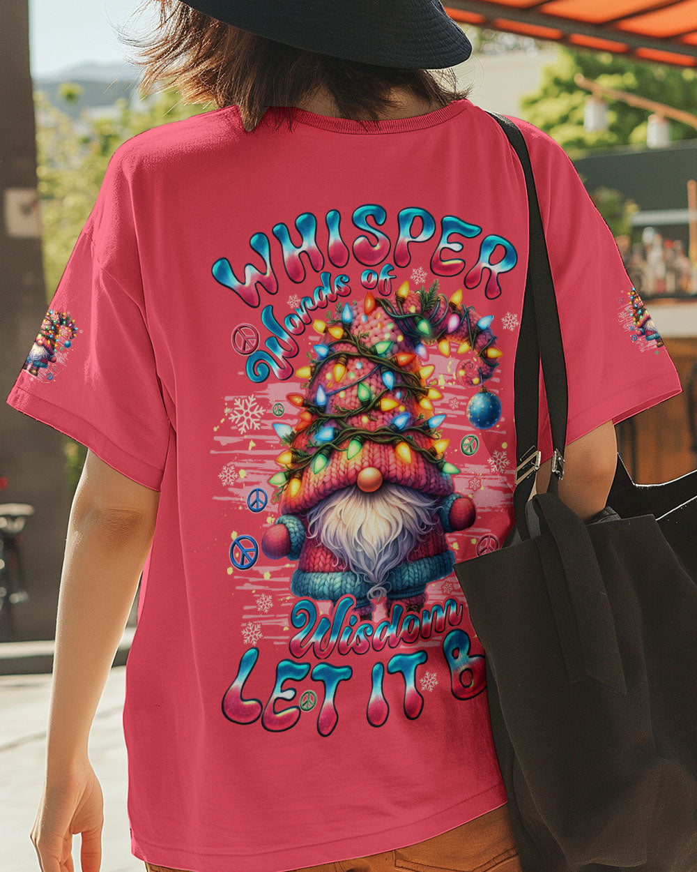 WHISPER WORDS OF WISDOM LET IT BE GNOME CHRISTMAS ALL OVER PRINT - TYQY1411252