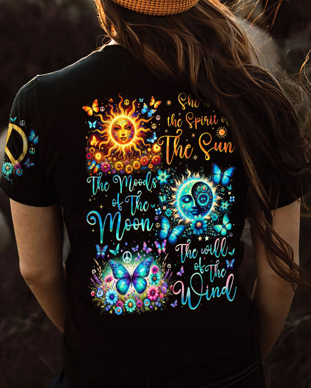 SHE HAS THE SPIRIT OF THE SUN ALL OVER PRINT - TYQY2504241