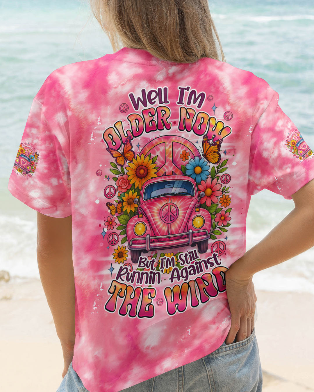 RUNNING AGAINST THE WIND CAR TIE DYE ALL OVER PRINT - TYQY2511251