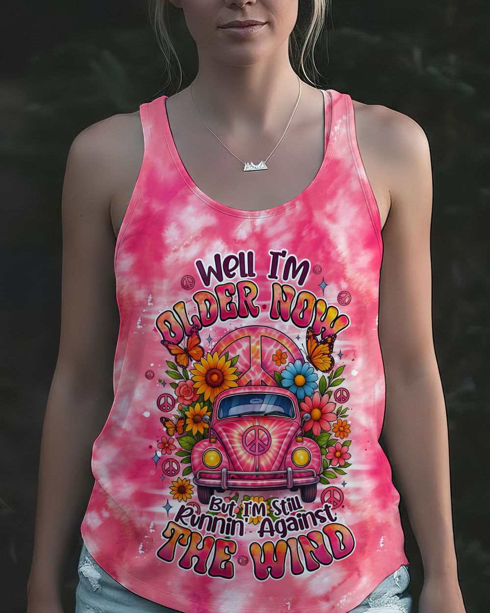 RUNNING AGAINST THE WIND CAR TIE DYE ALL OVER PRINT - TYQY2511251