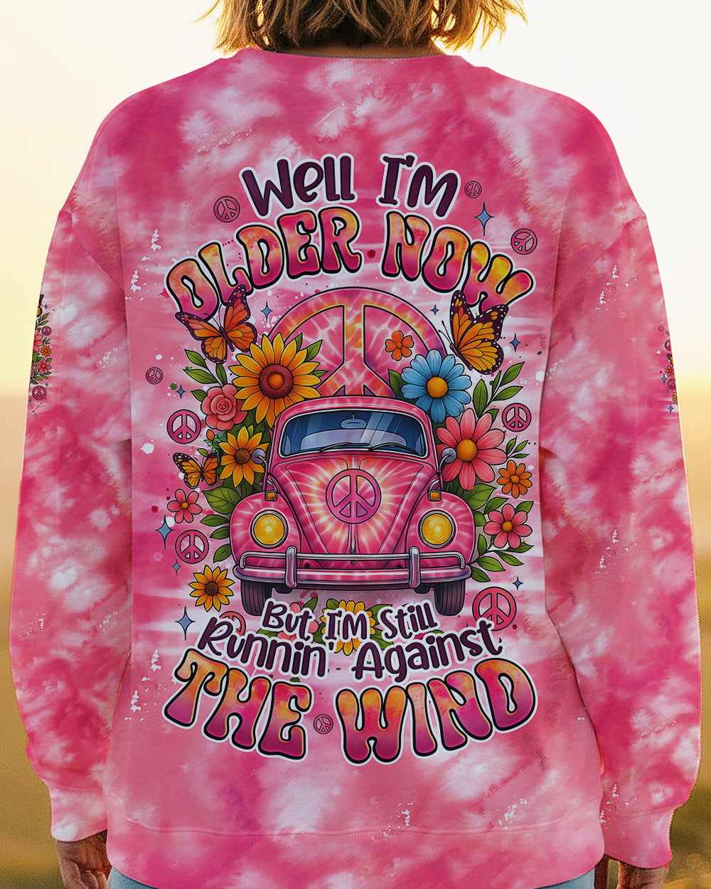 RUNNING AGAINST THE WIND CAR TIE DYE ALL OVER PRINT - TYQY2511251