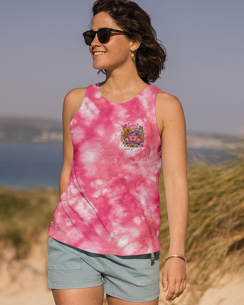 RUNNING AGAINST THE WIND CAR TIE DYE ALL OVER PRINT - TYQY2511251
