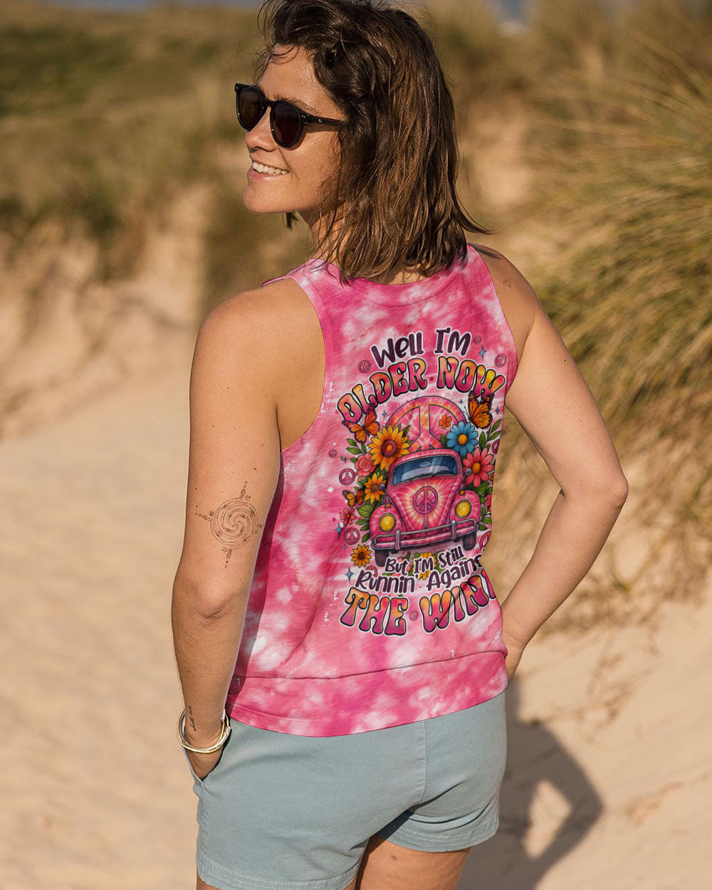 RUNNING AGAINST THE WIND CAR TIE DYE ALL OVER PRINT - TYQY2511251