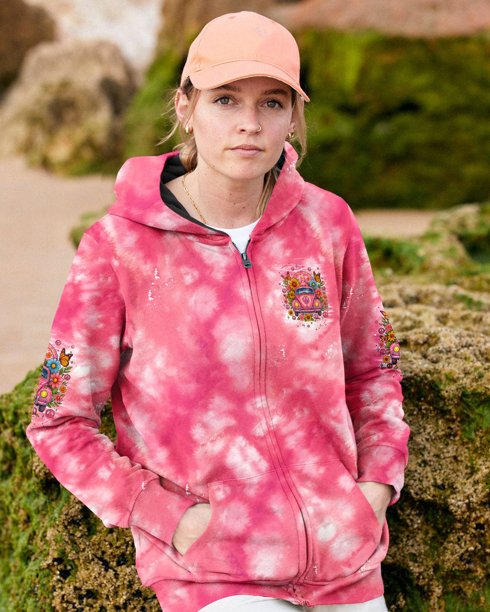 RUNNING AGAINST THE WIND CAR TIE DYE ALL OVER PRINT - TYQY2511251