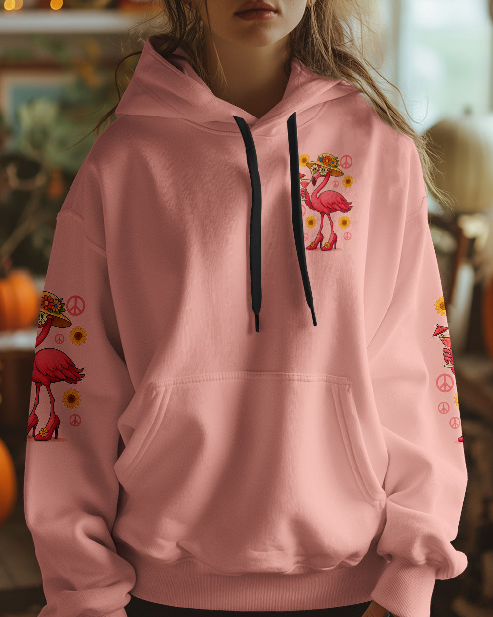 DON'T WORRY ABOUT GETTING OLDER FLAMINGO ALL OVER PRINT - TYQY2805251