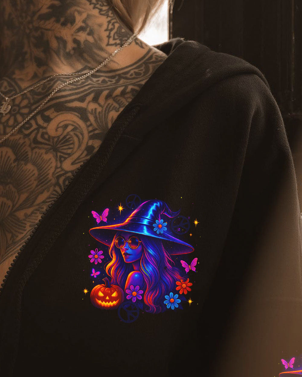 SPIRIT OF A WITCH HIPPIE HALLOWEEN ALL OVER PRINT - TYTD2307252
