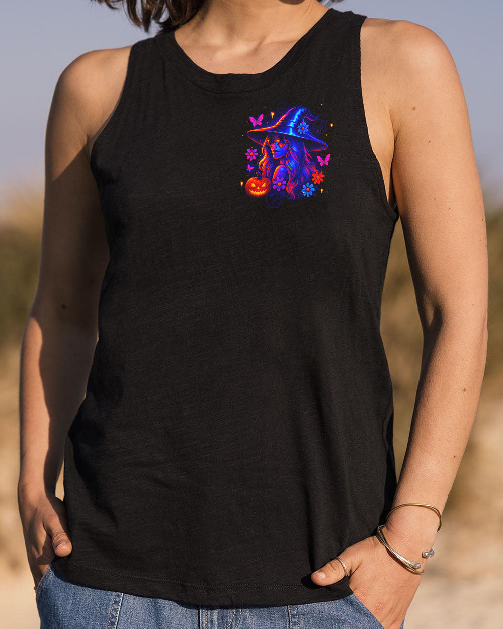 SPIRIT OF A WITCH HIPPIE HALLOWEEN ALL OVER PRINT - TYTD2307252