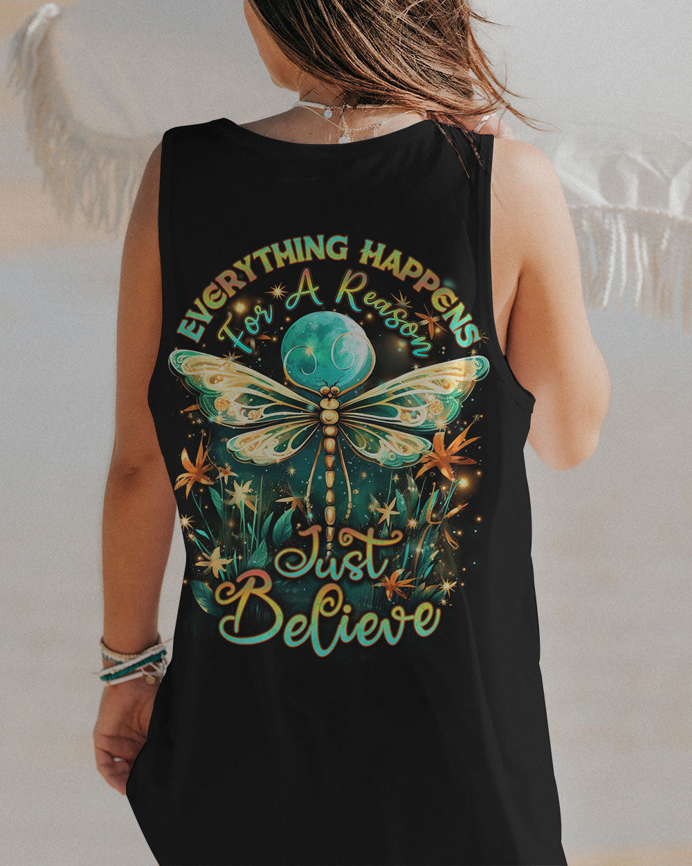 JUST BELIEVE DRAGONFLY ALL OVER PRINT - YHDU1107232